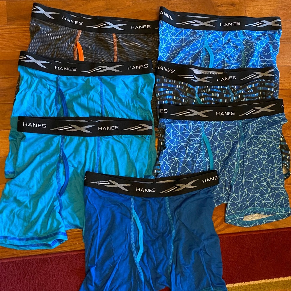 Boys Hanes X-Temp boxer briefs